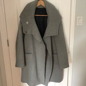 Grey Zara Long Coat